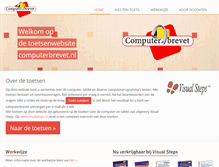 Tablet Screenshot of computerbrevet.nl